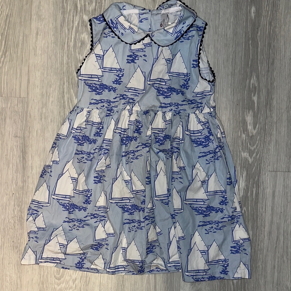 Nautical Adventure Kids Dress - size 5